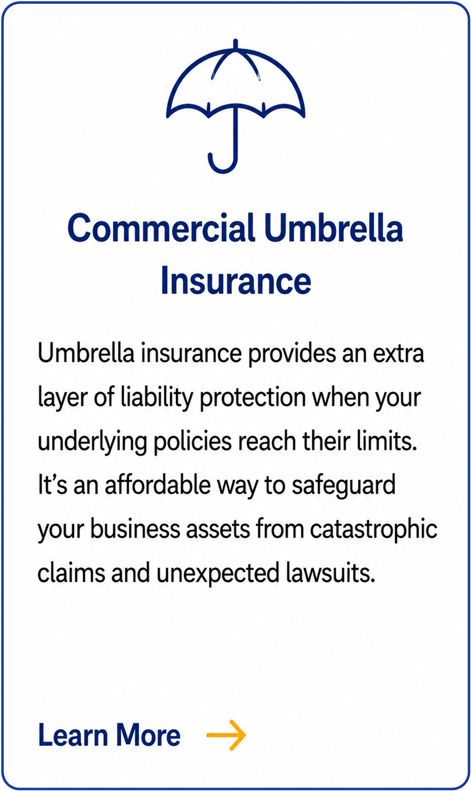 Commercial Umbrella Insurance
